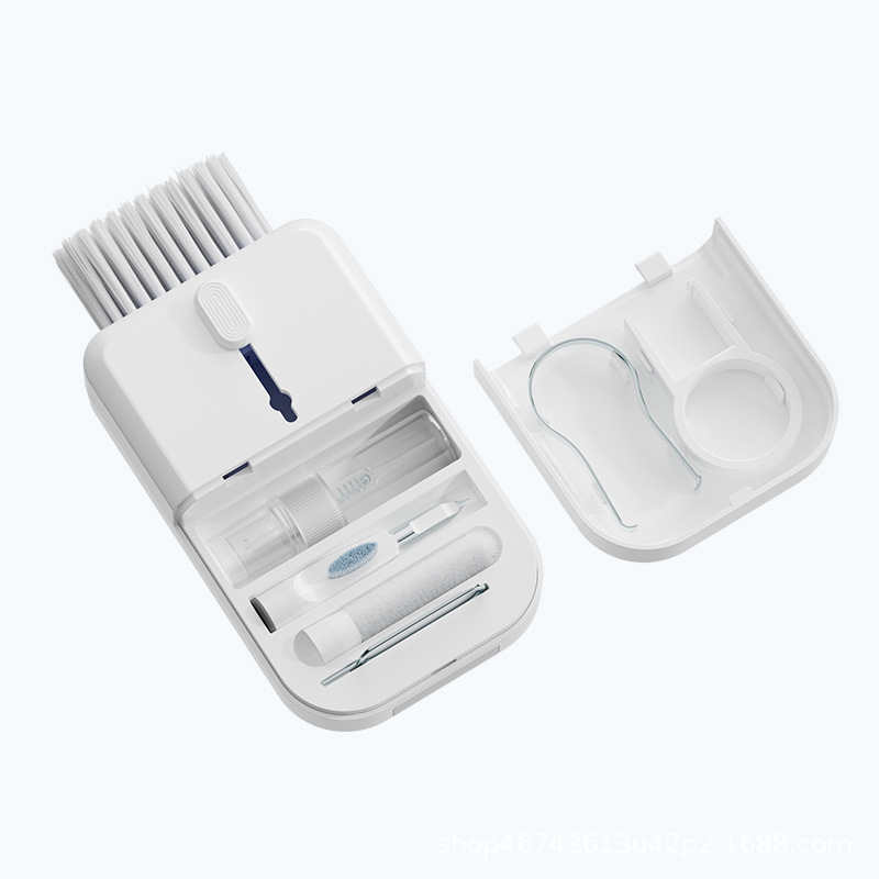 Portable 11 In 1 Multifunctional Cleaning Kit Computer Keyboard Cleaner Phone Screen Clean Tools Earphone Clean Brush With Storage Box - Image 6