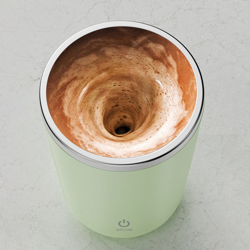 350ml Automatic Self Stirring Mug Coffee Milk Juice Mixing Cup Electric Stainless Steel Lazy Rotating Mug Magnetic Stirring Cup Kitchen Gadgets - Image 9
