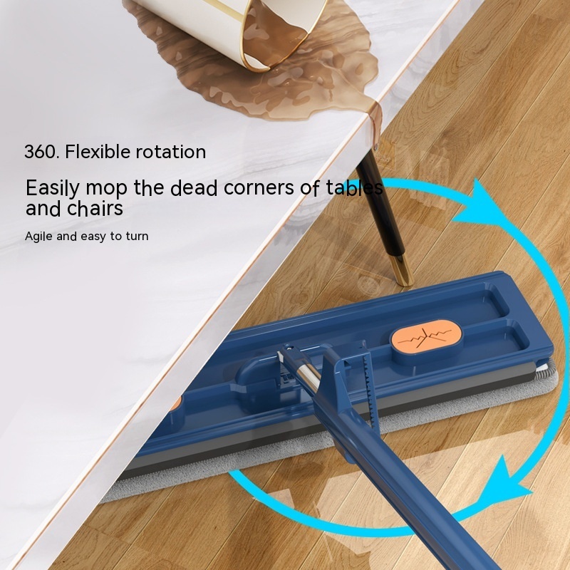 New Style Large Flat Mop 360 Rotating Mop Suitable Various Types Flooring Strong Water Absorption For Home Cleaning Floors - Image 10