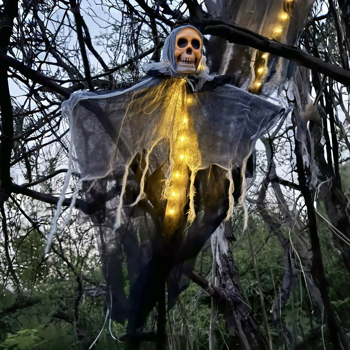 Halloween Decorations Horror Hanging Ghost Skull Skeleton Prop Perfect For Home Outdoor Yard Party Supplies Festival Decorations - Image 3