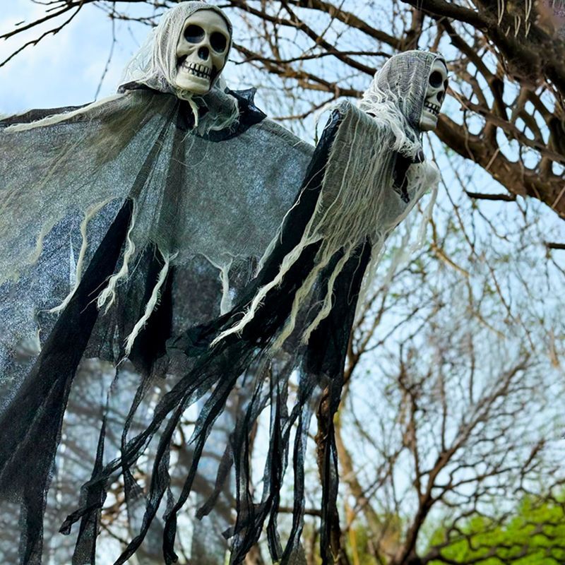 Halloween Decorations Horror Hanging Ghost Skull Skeleton Prop Perfect For Home Outdoor Yard Party Supplies Festival Decorations - Image 6