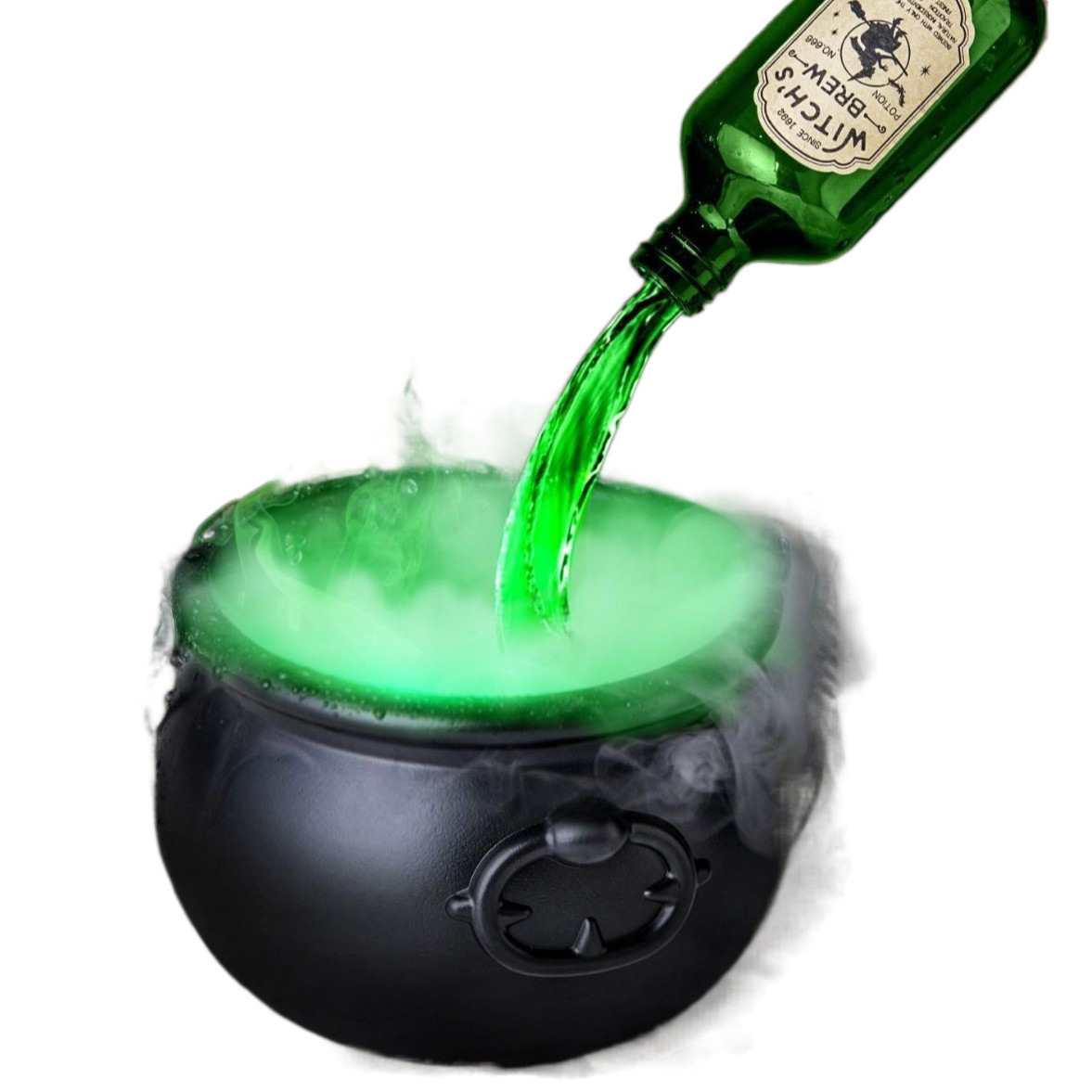 Halloween Black Wizard Bowl Magic Float Bottle And Diffuser Indoor Home Bar Magic Party Horror Ghost Props Halloween Decoration - Image 2
