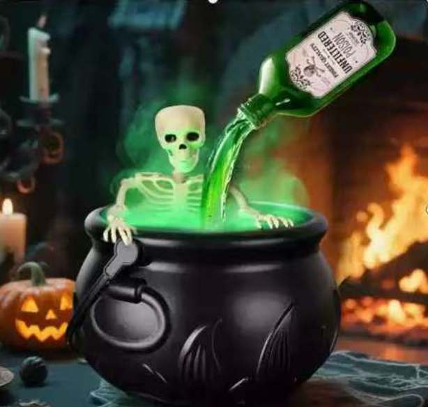 Halloween Black Wizard Bowl Magic Float Bottle And Diffuser Indoor Home Bar Magic Party Horror Ghost Props Halloween Decoration - Image 5